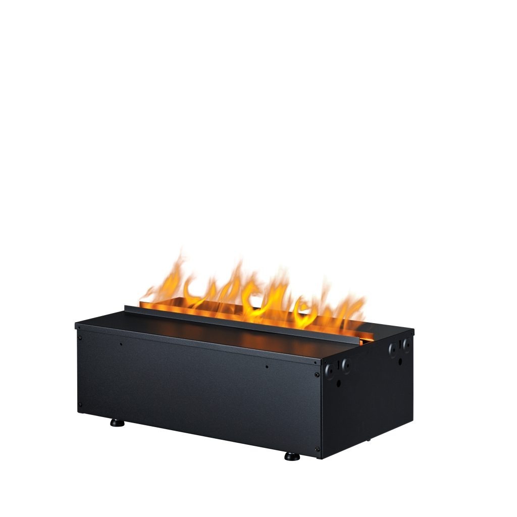 Kit Glamm 3D Plus 500 electric fireplace by GlammFire, featuring modern technology with realistic flame effects, ideal for adding ambiance to contemporary spaces.